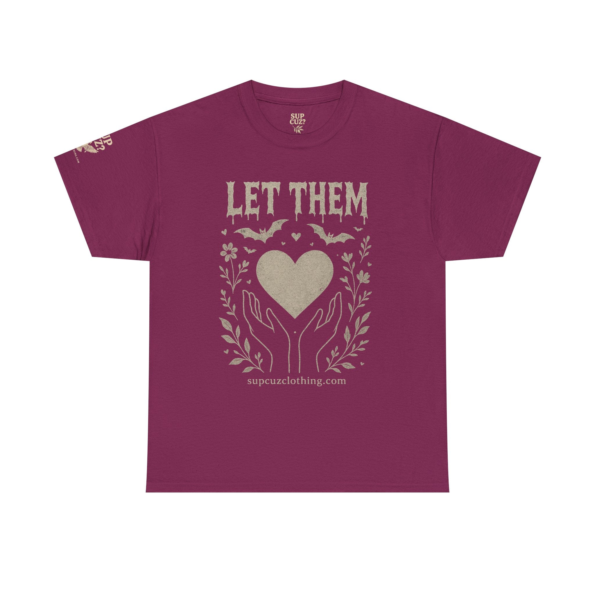 Let Them! - Unisex Heavy Cotton Tee (Multiple Colors)