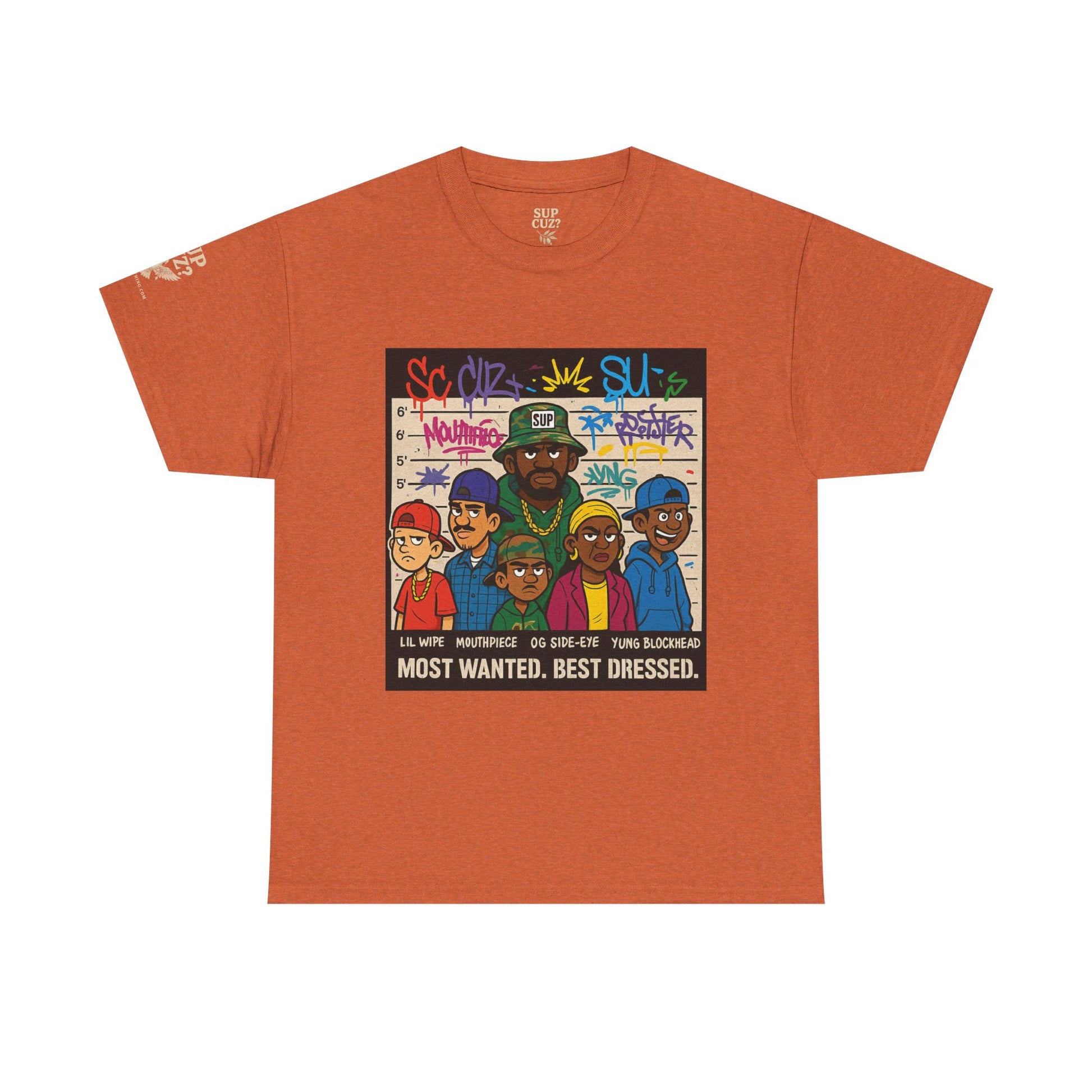 Cuz Crew Most Wanted -  Unisex Heavy Cotton Tee