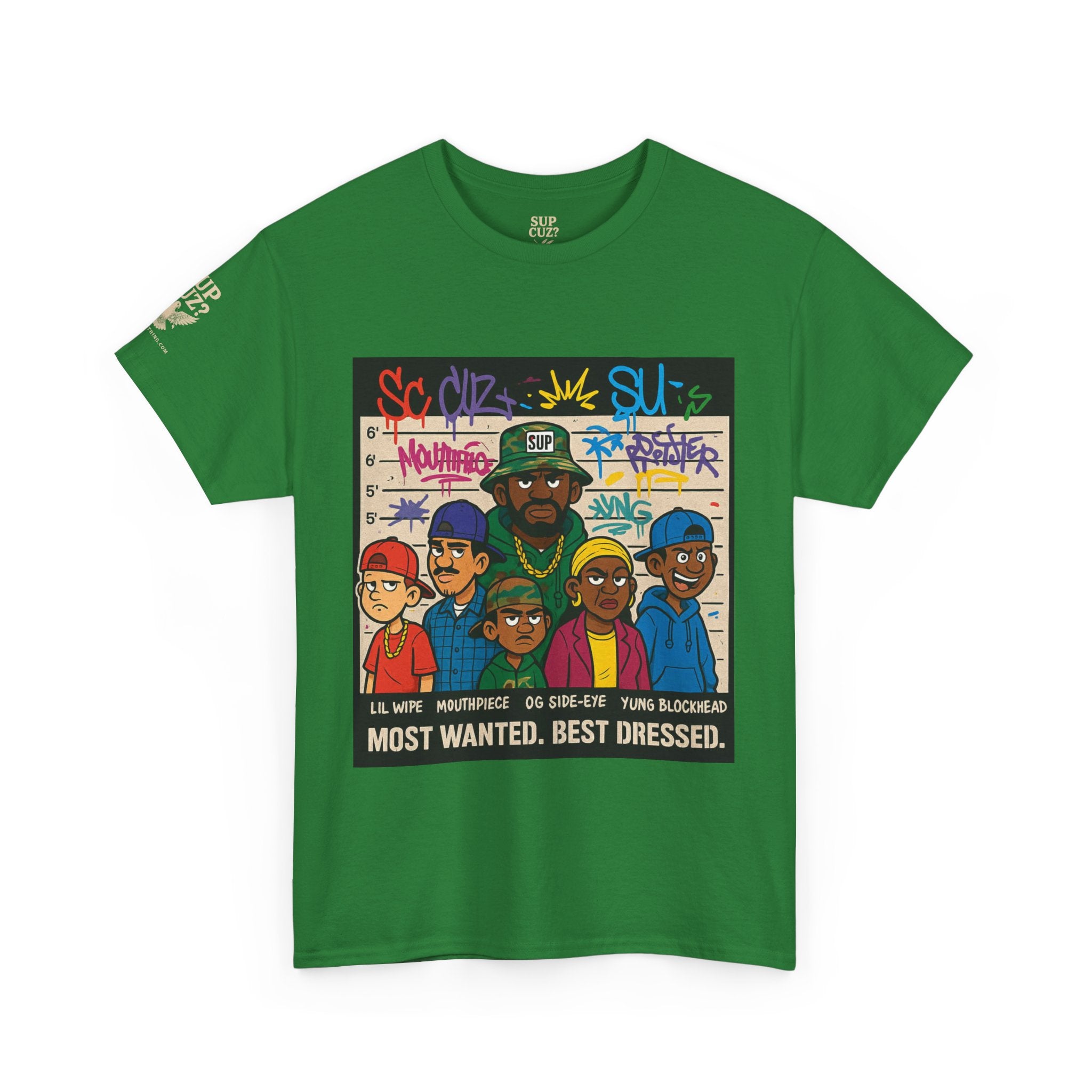 Cuz Crew Most Wanted -  Unisex Heavy Cotton Tee