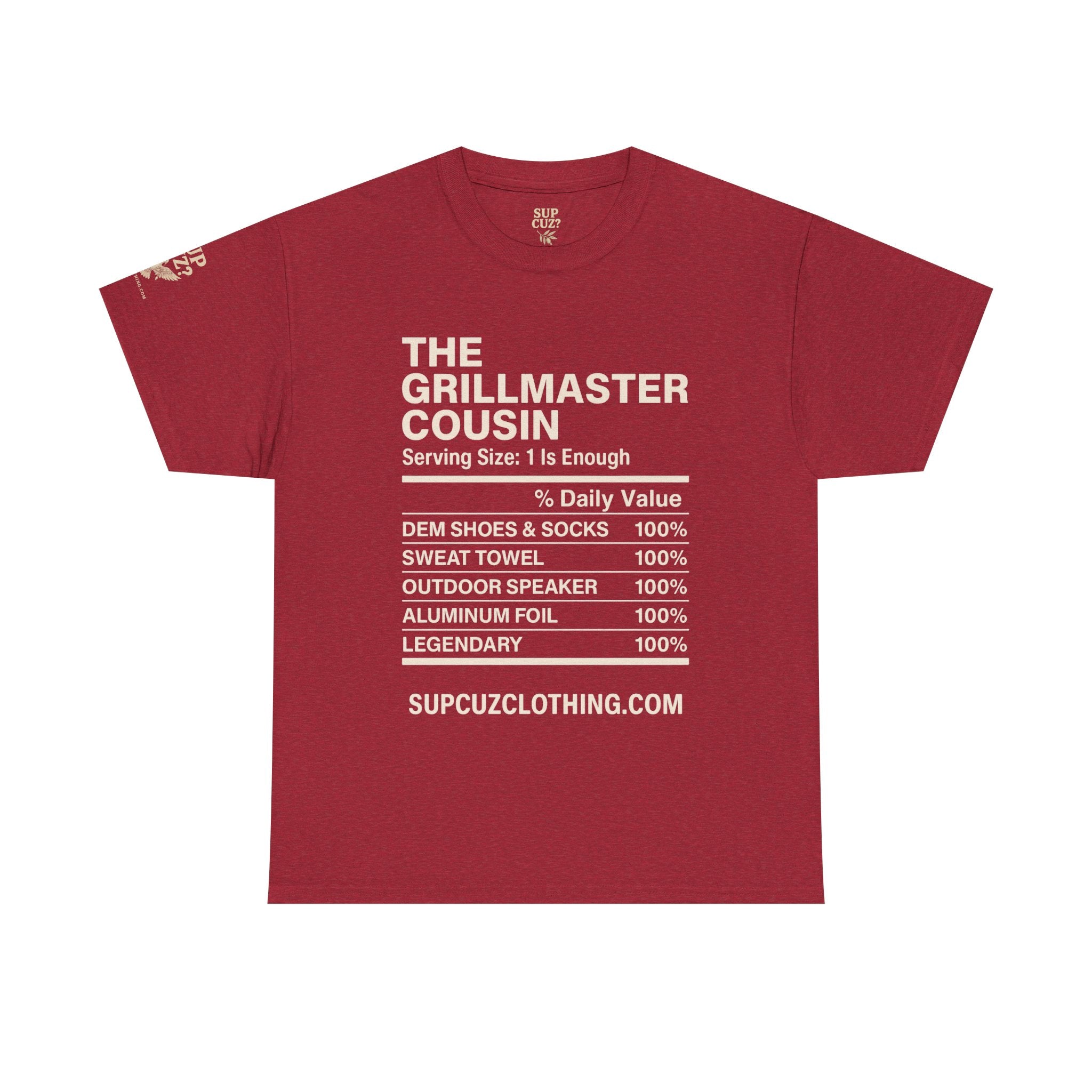The Grillmaster Cousin - Unisex Heavy Cotton Tee (Multiple Colors)