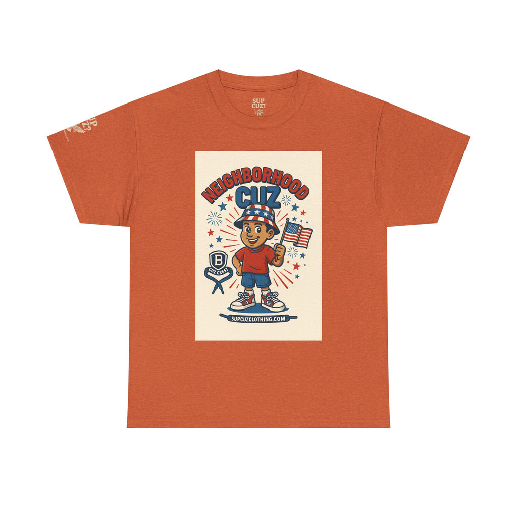 4th of July Launch Tee 4/6 - Unisex Heavy Cotton Tee