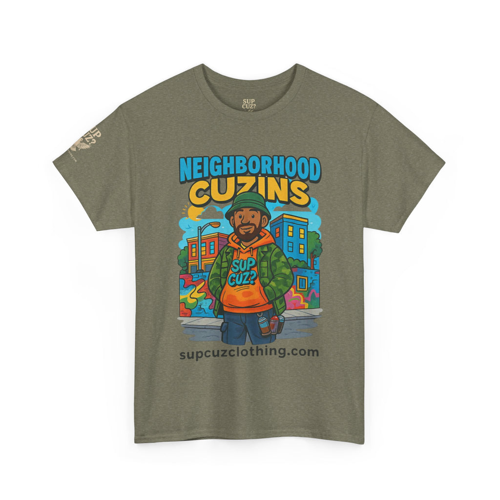 Neighborhood Cuzins -  Unisex Heavy Cotton Tee