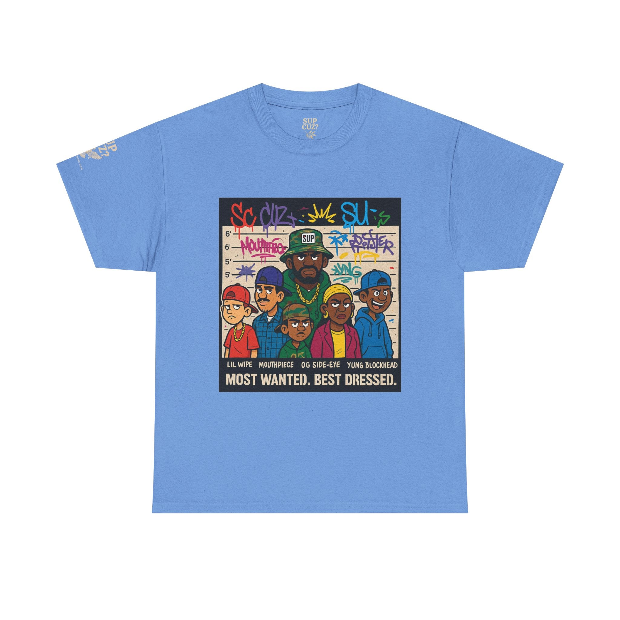 Cuz Crew Most Wanted -  Unisex Heavy Cotton Tee