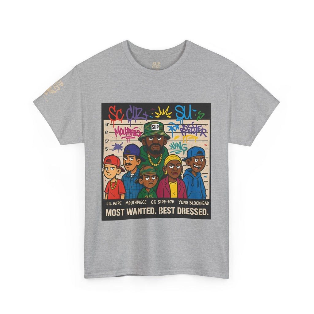 Cuz Crew Most Wanted -  Unisex Heavy Cotton Tee
