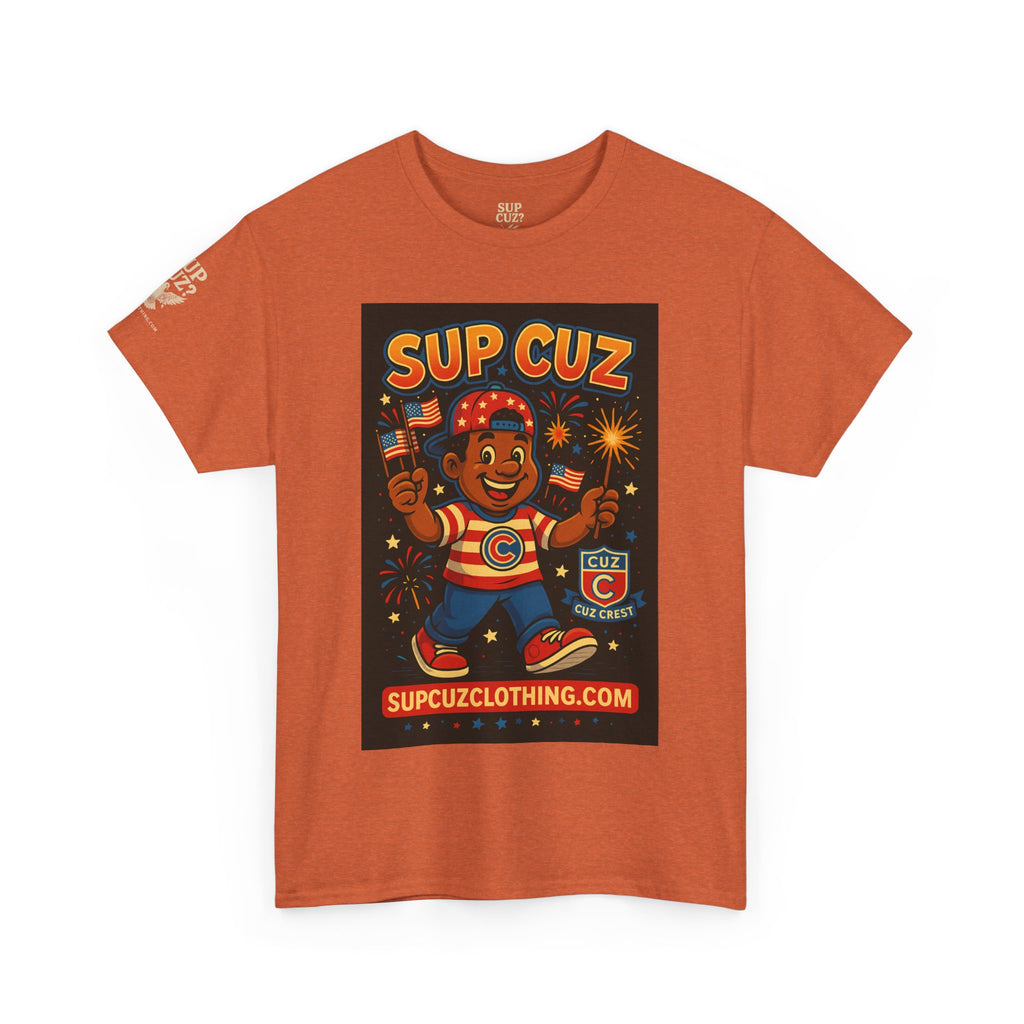 4th of July Launch Tee 3/6 - Unisex Heavy Cotton Tee