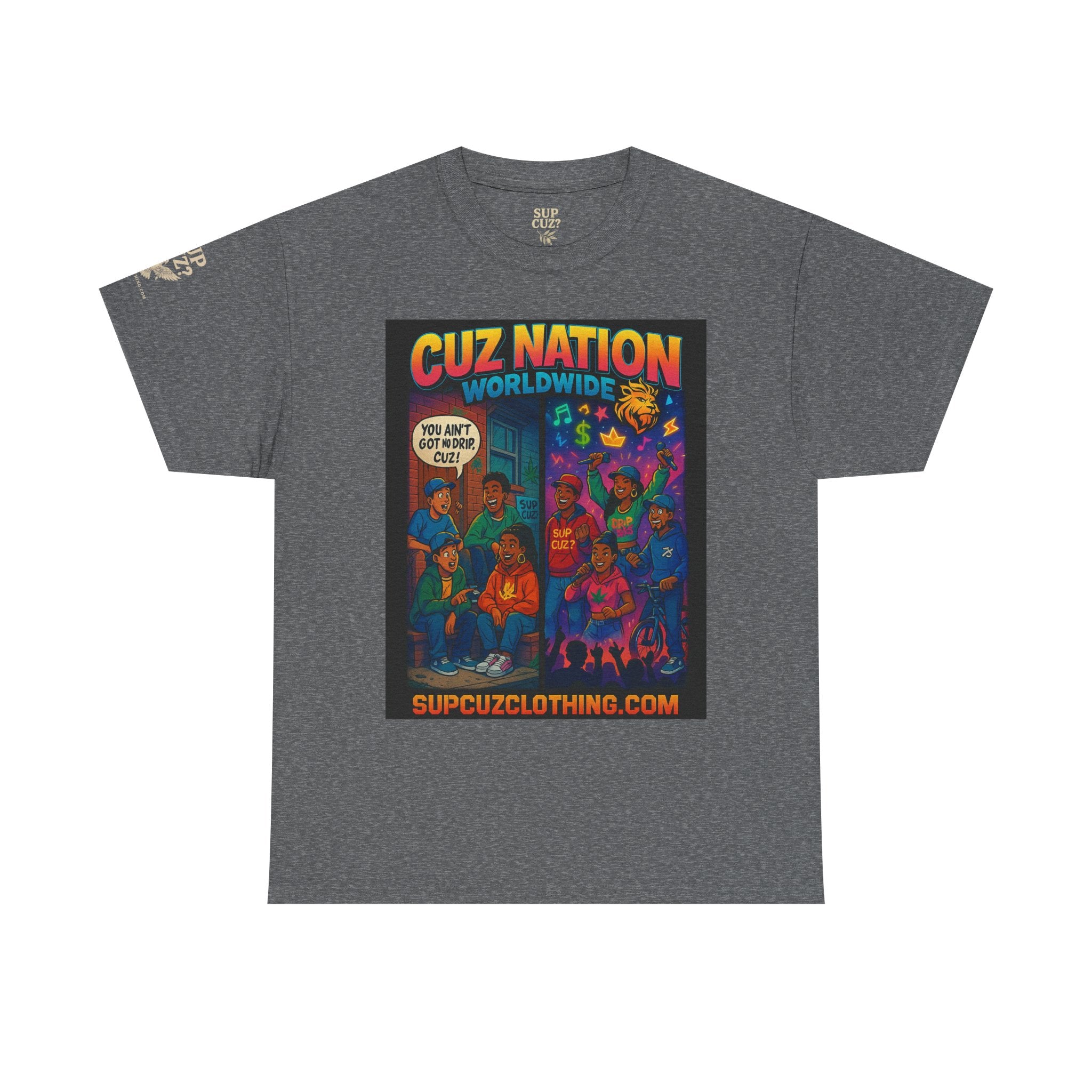 Cuz Nation Worldwide -  Unisex Heavy Cotton Tee