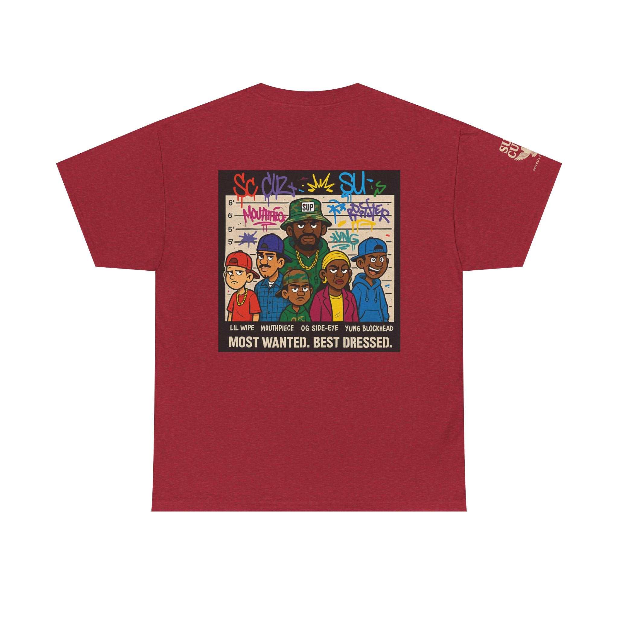 Cuz Crew Most Wanted -  Unisex Heavy Cotton Tee