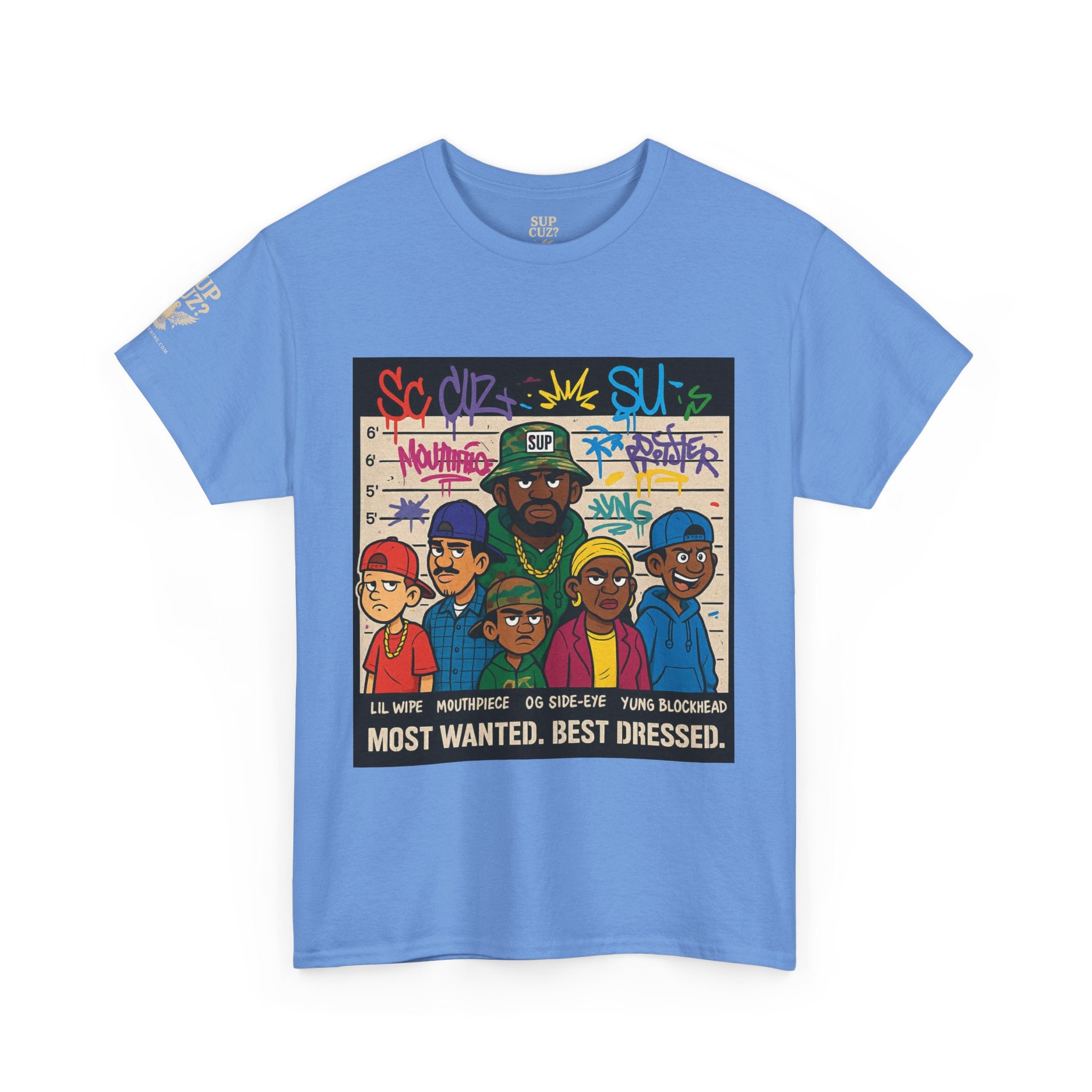Cuz Crew Most Wanted -  Unisex Heavy Cotton Tee