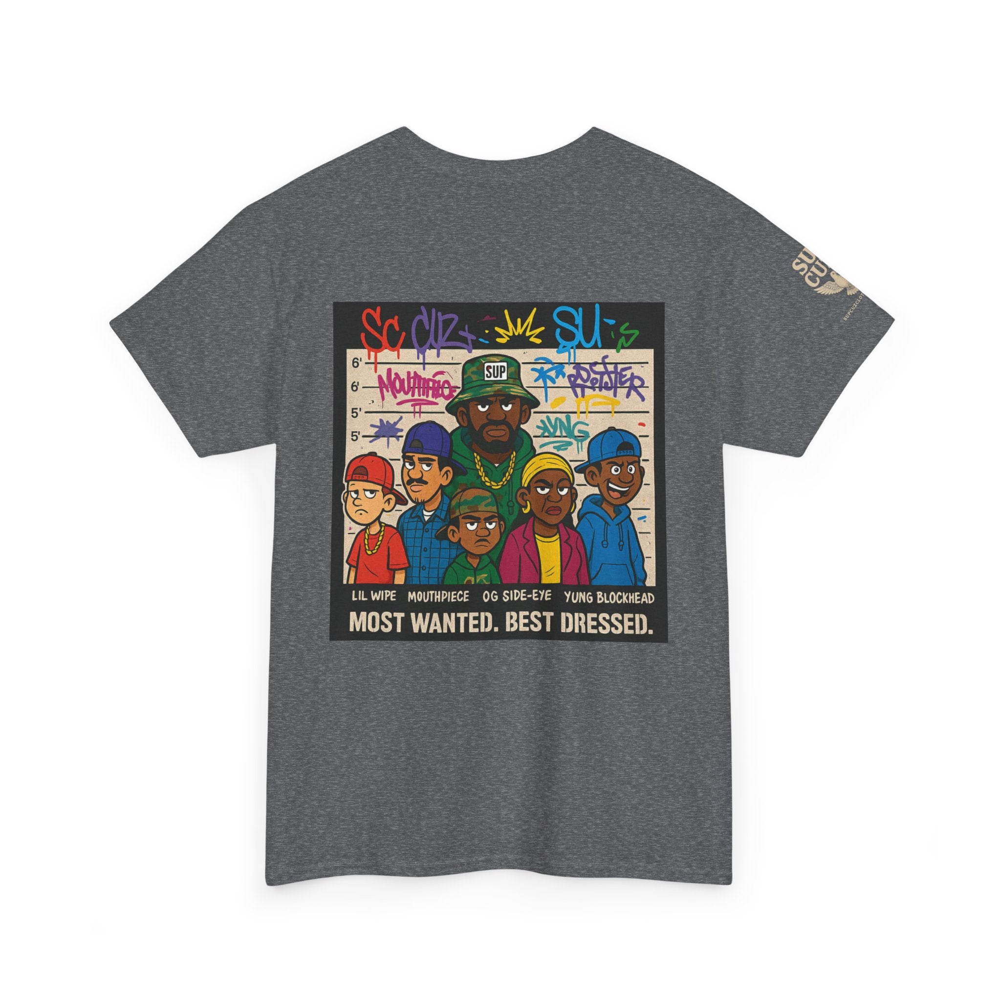 Cuz Crew Most Wanted -  Unisex Heavy Cotton Tee