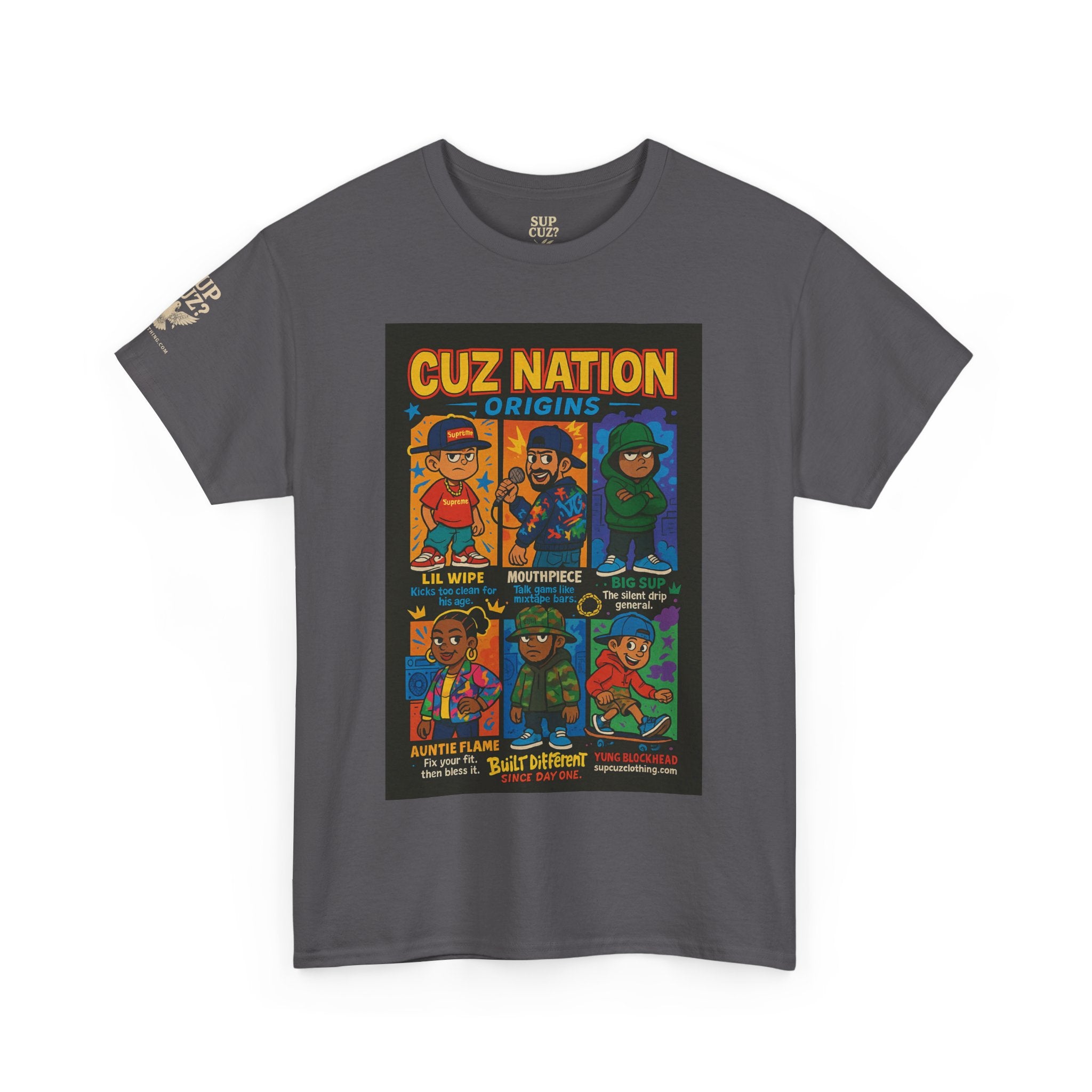 Cuz Nation Origins -  Unisex Heavy Cotton Tee