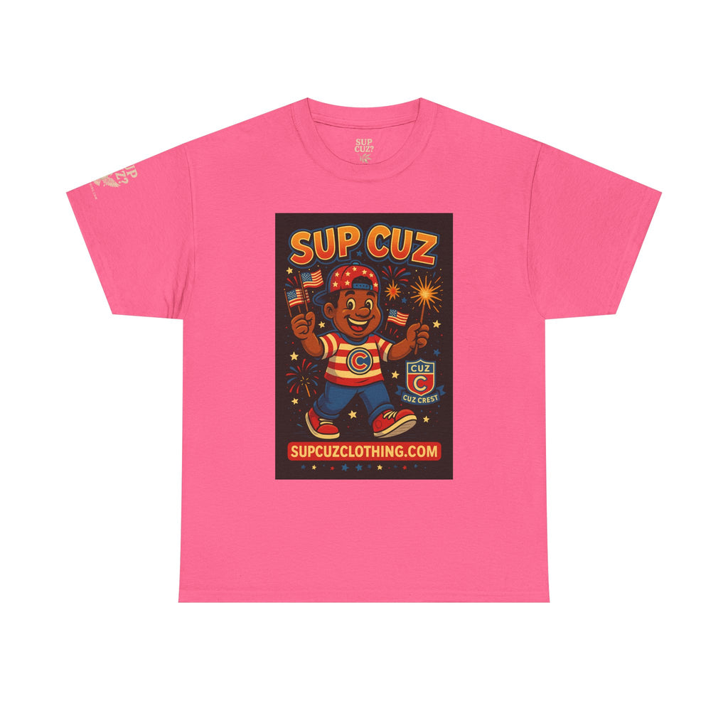 4th of July Launch Tee 3/6 - Unisex Heavy Cotton Tee