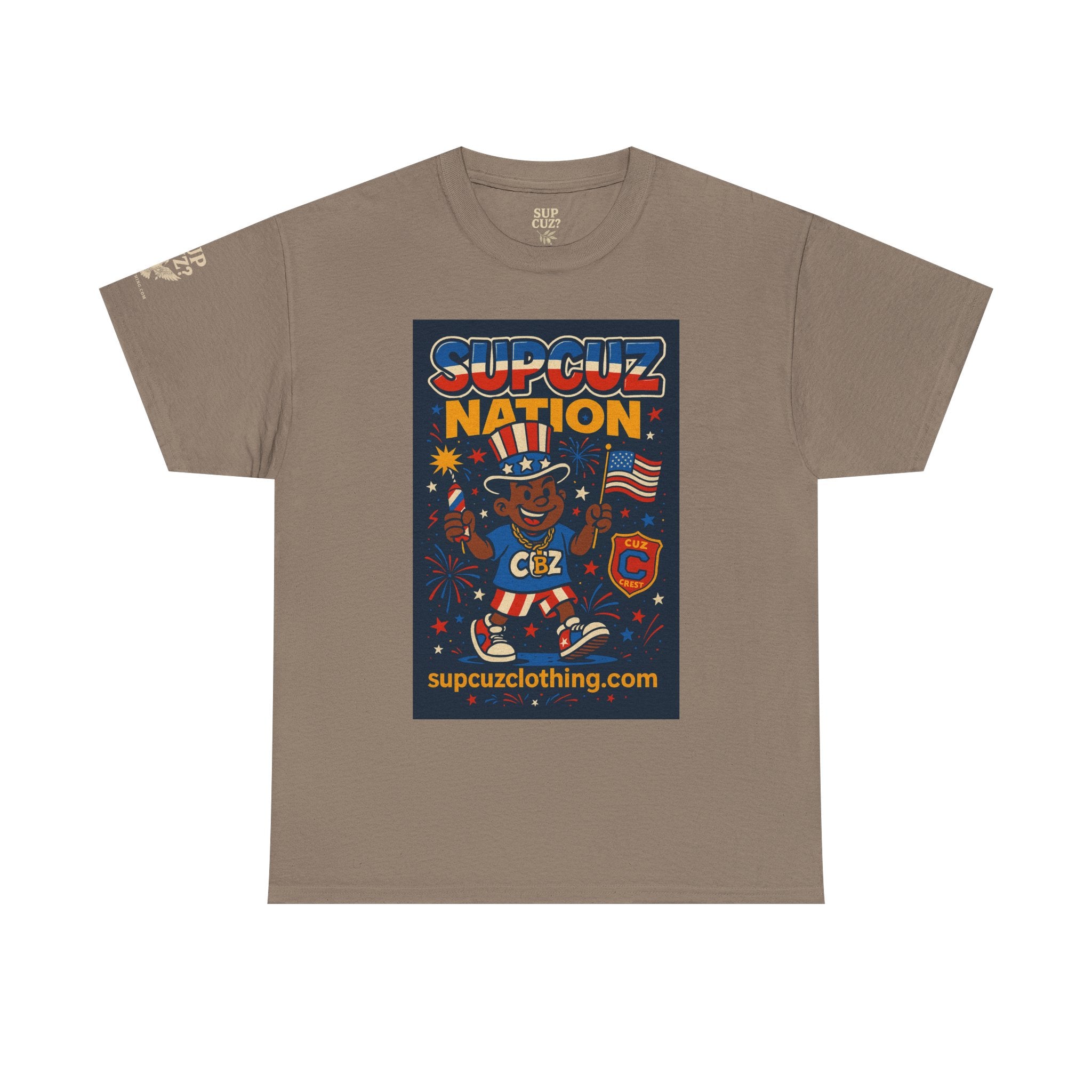 4th of July Launch Tee 1/6 - Unisex Heavy Cotton Tee