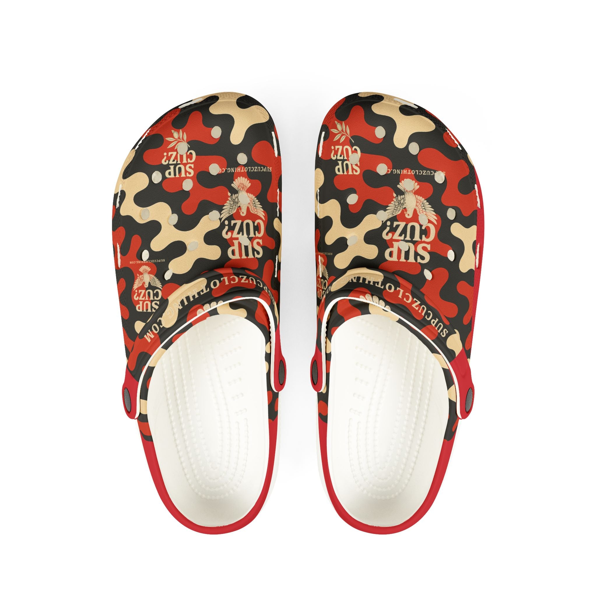 Camo Sup Cuz?  Clogs