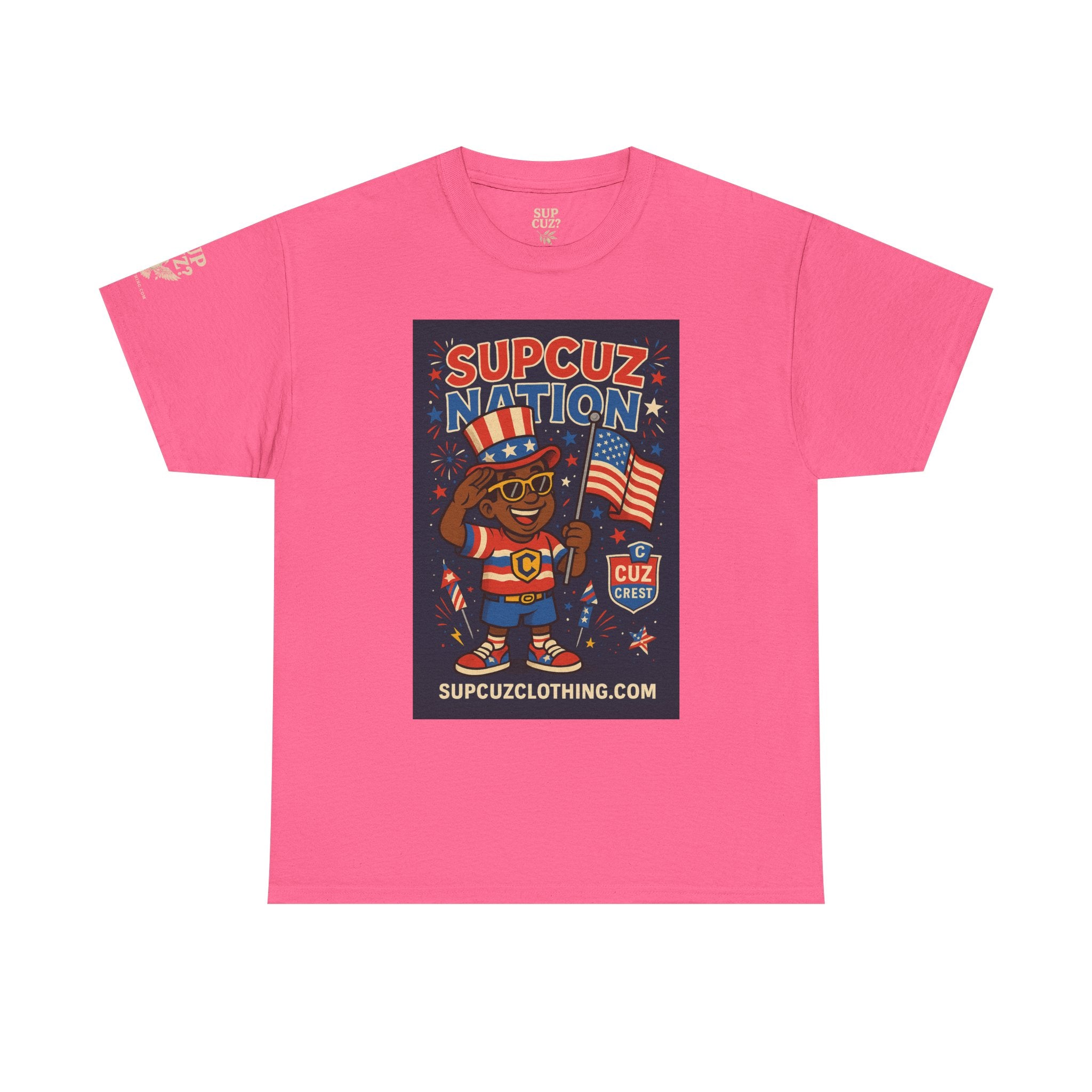 4th of July Launch Tee 2/6 - Unisex Heavy Cotton Tee