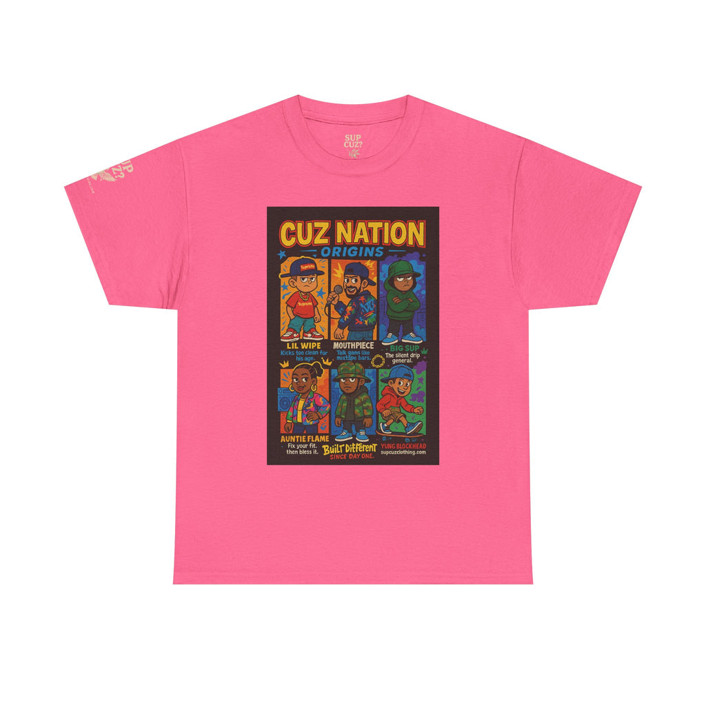 Cuz Nation Origins -  Unisex Heavy Cotton Tee