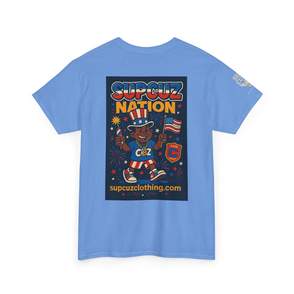 4th of July Launch Tee 1/6 - Unisex Heavy Cotton Tee
