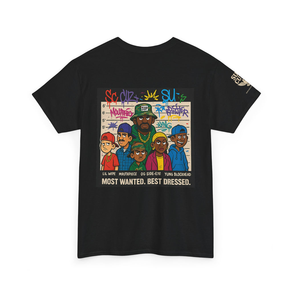 Cuz Crew Most Wanted -  Unisex Heavy Cotton Tee
