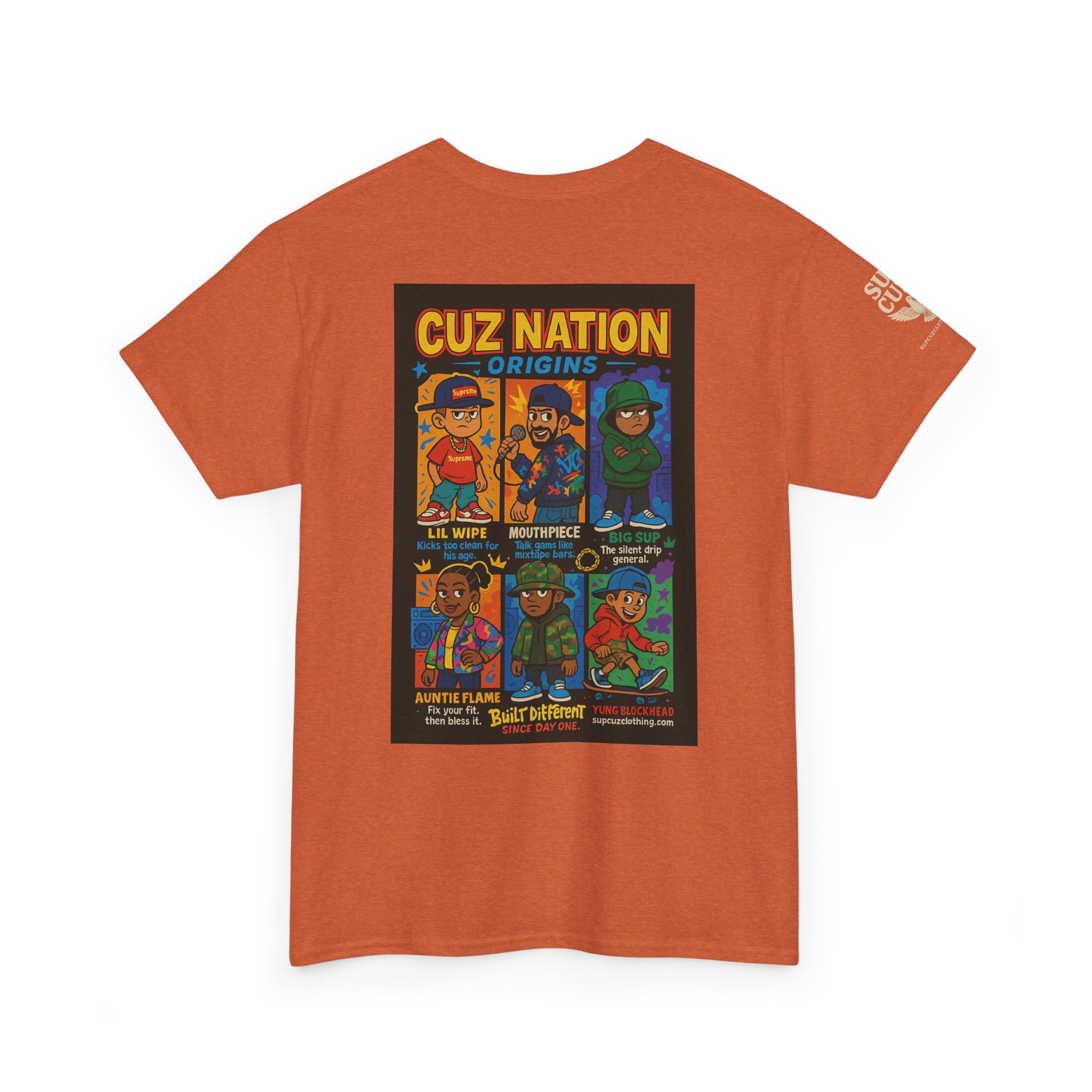 Cuz Nation Origins -  Unisex Heavy Cotton Tee