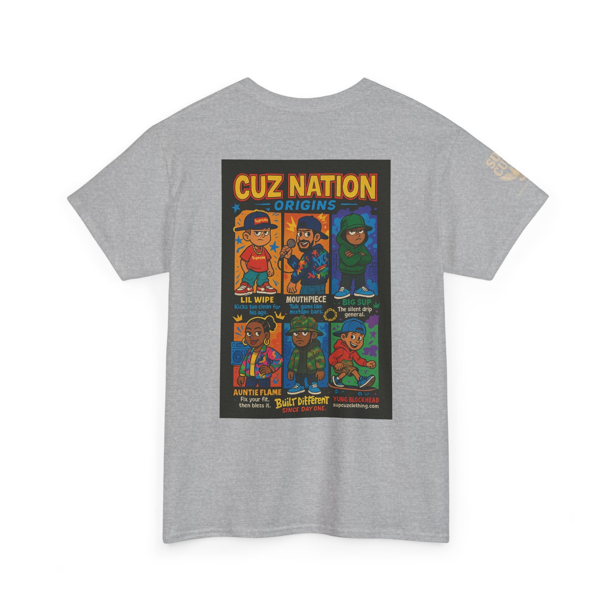 Cuz Nation Origins -  Unisex Heavy Cotton Tee