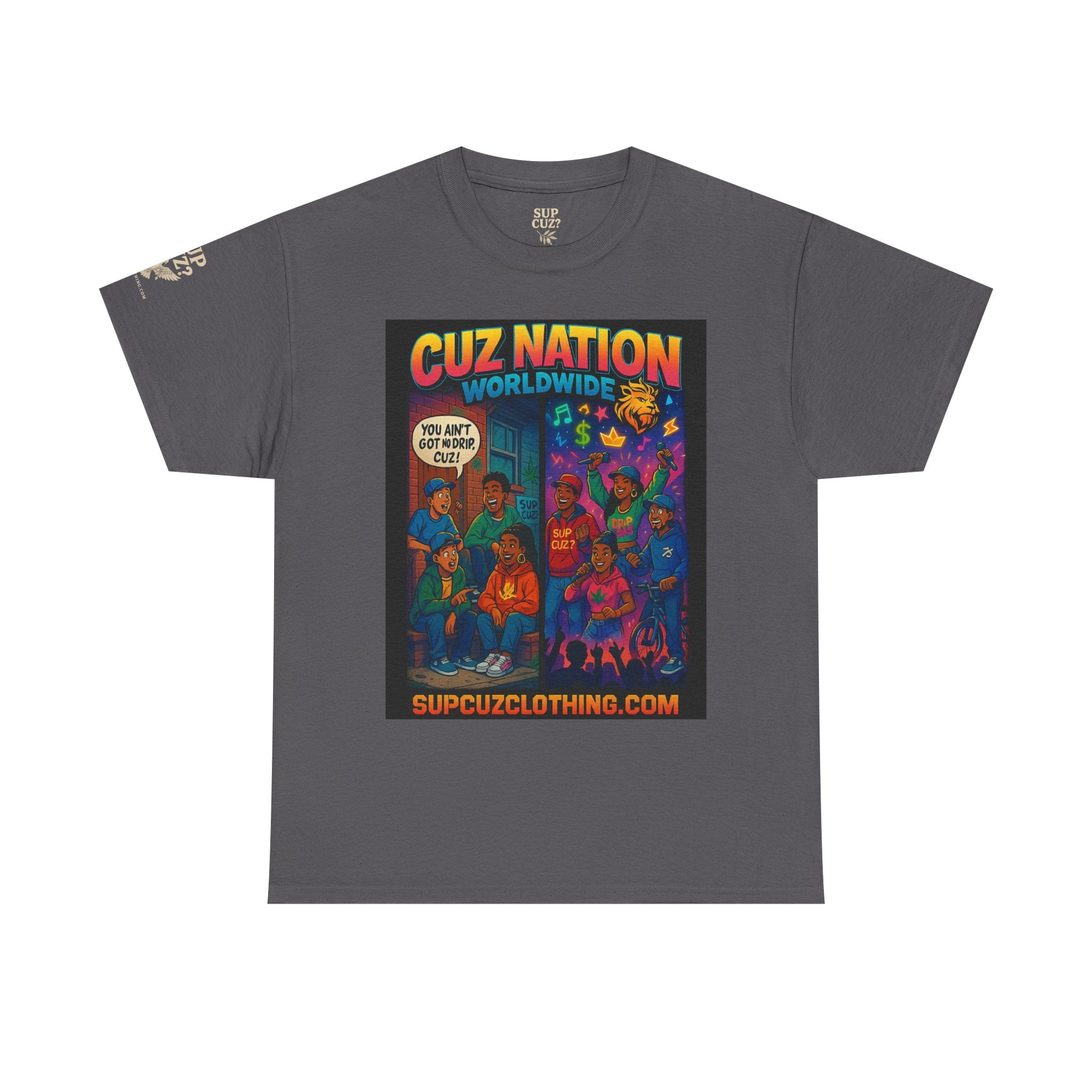 Cuz Nation Worldwide -  Unisex Heavy Cotton Tee