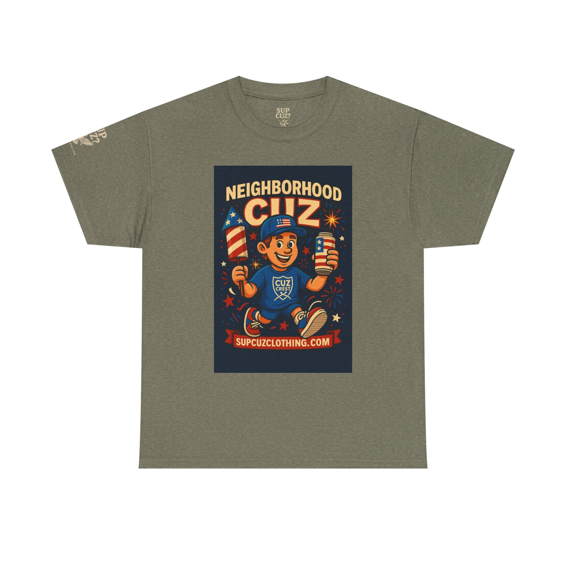 4th of July Launch Tee 5/6 - Unisex Heavy Cotton Tee