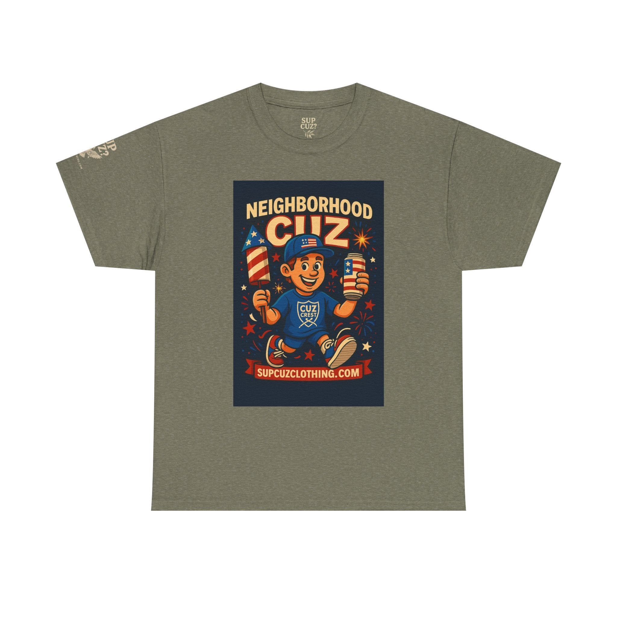4th of July Launch Tee 5/6 - Unisex Heavy Cotton Tee