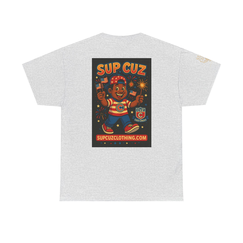 4th of July Launch Tee 3/6 - Unisex Heavy Cotton Tee