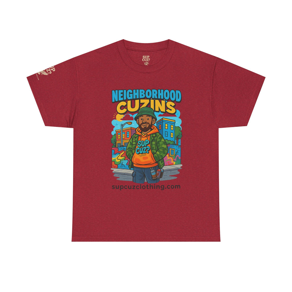 Neighborhood Cuzins -  Unisex Heavy Cotton Tee
