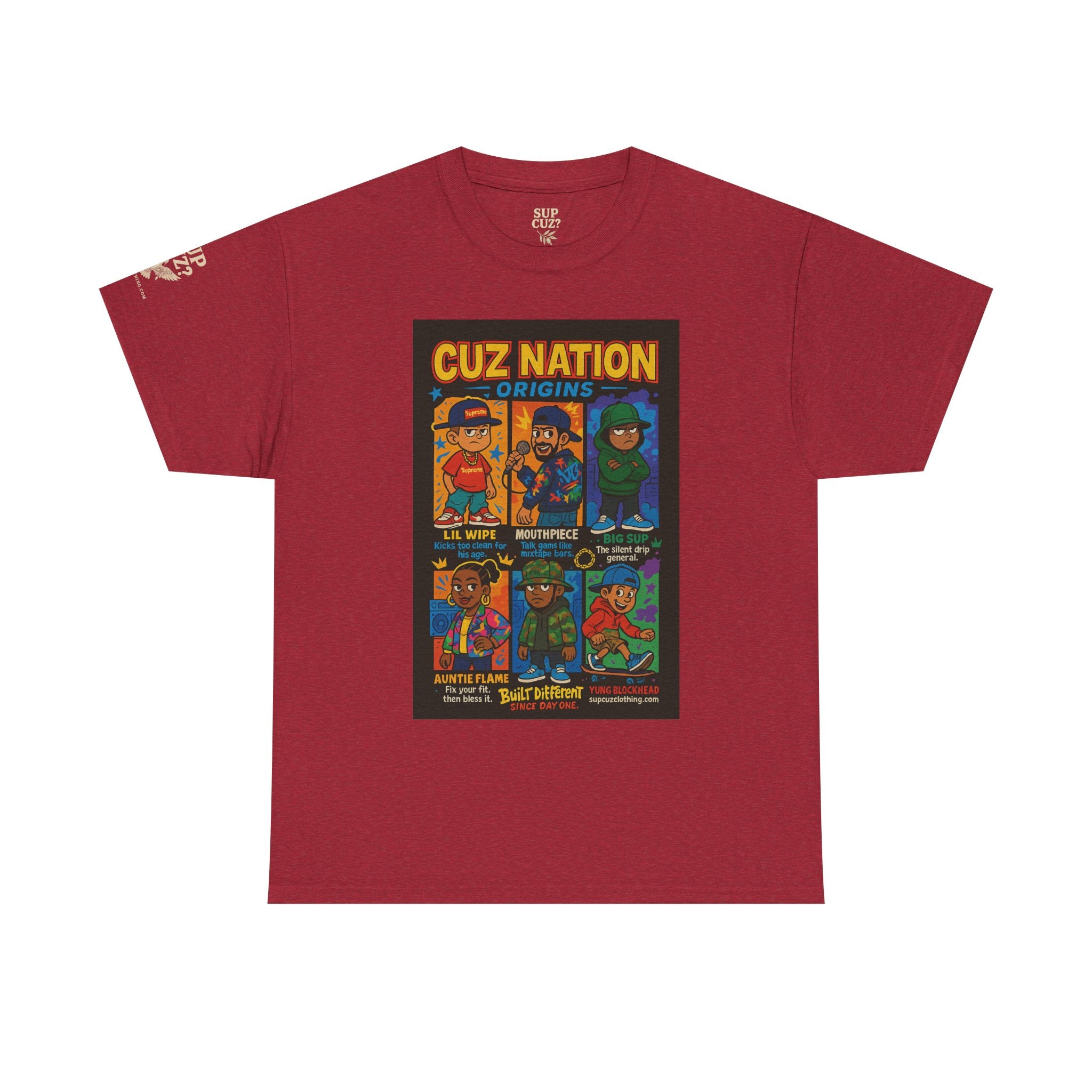 Cuz Nation Origins -  Unisex Heavy Cotton Tee