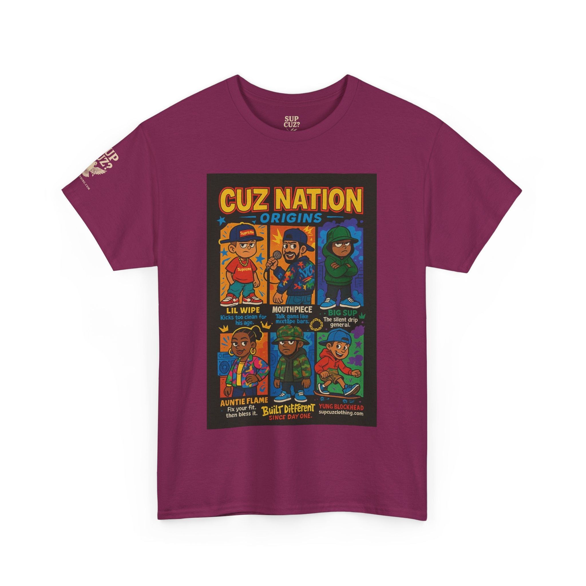 Cuz Nation Origins -  Unisex Heavy Cotton Tee