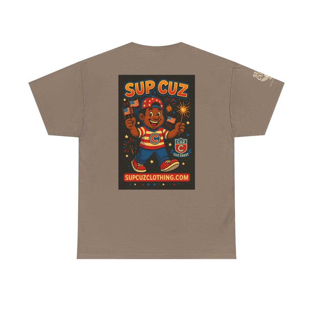 4th of July Launch Tee 3/6 - Unisex Heavy Cotton Tee