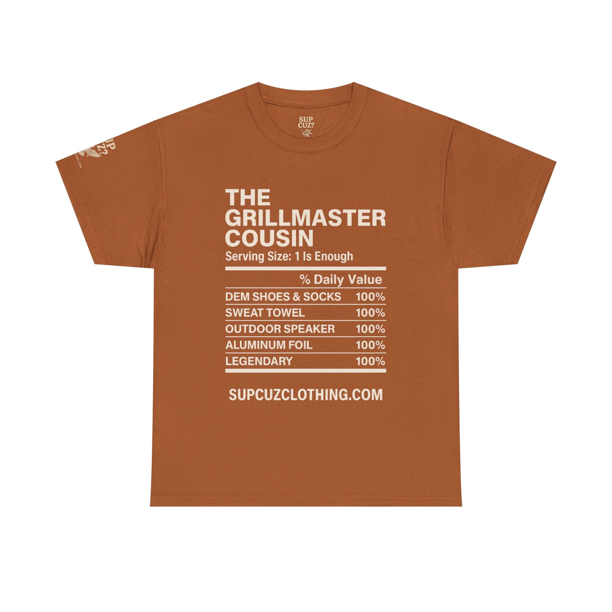 The Grillmaster Cousin - Unisex Heavy Cotton Tee (Multiple Colors)