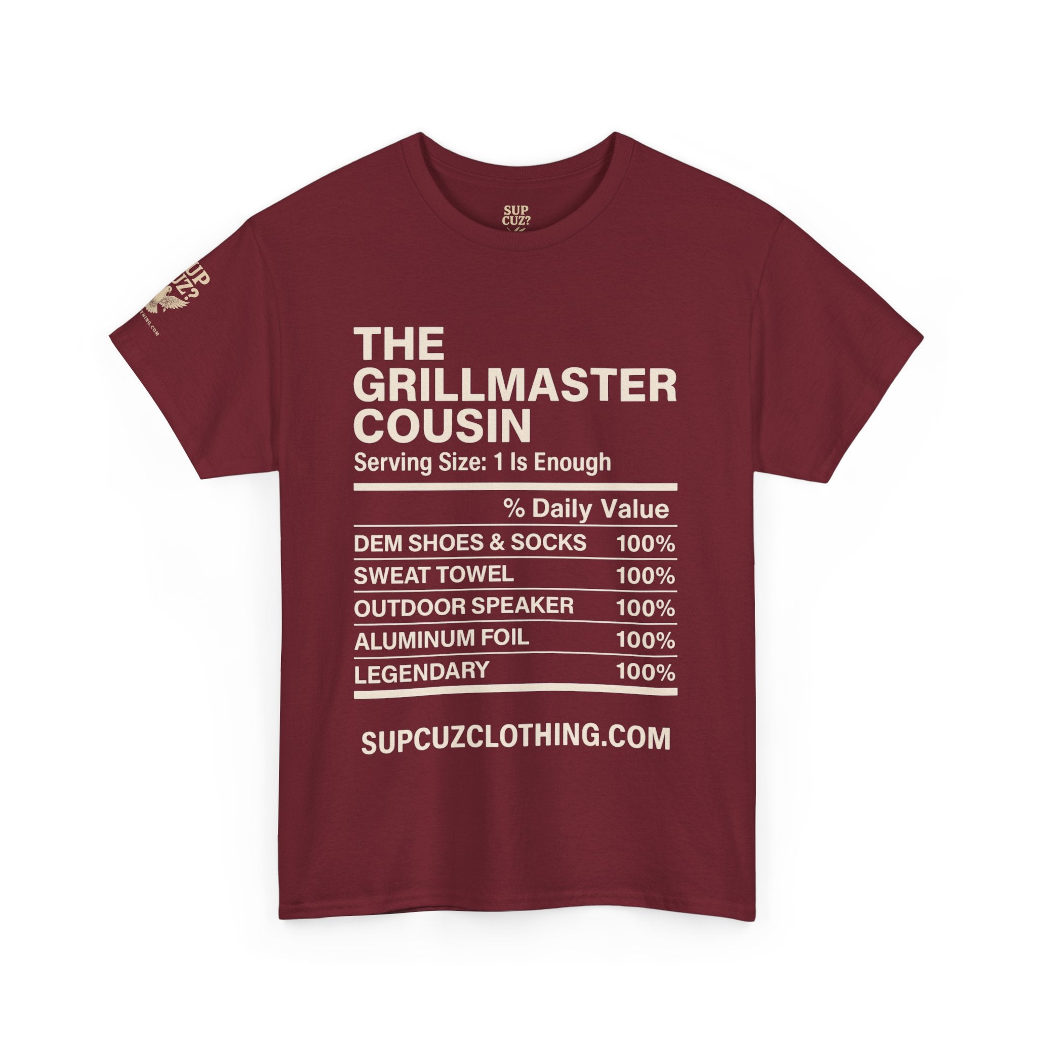The Grillmaster Cousin - Unisex Heavy Cotton Tee (Multiple Colors)