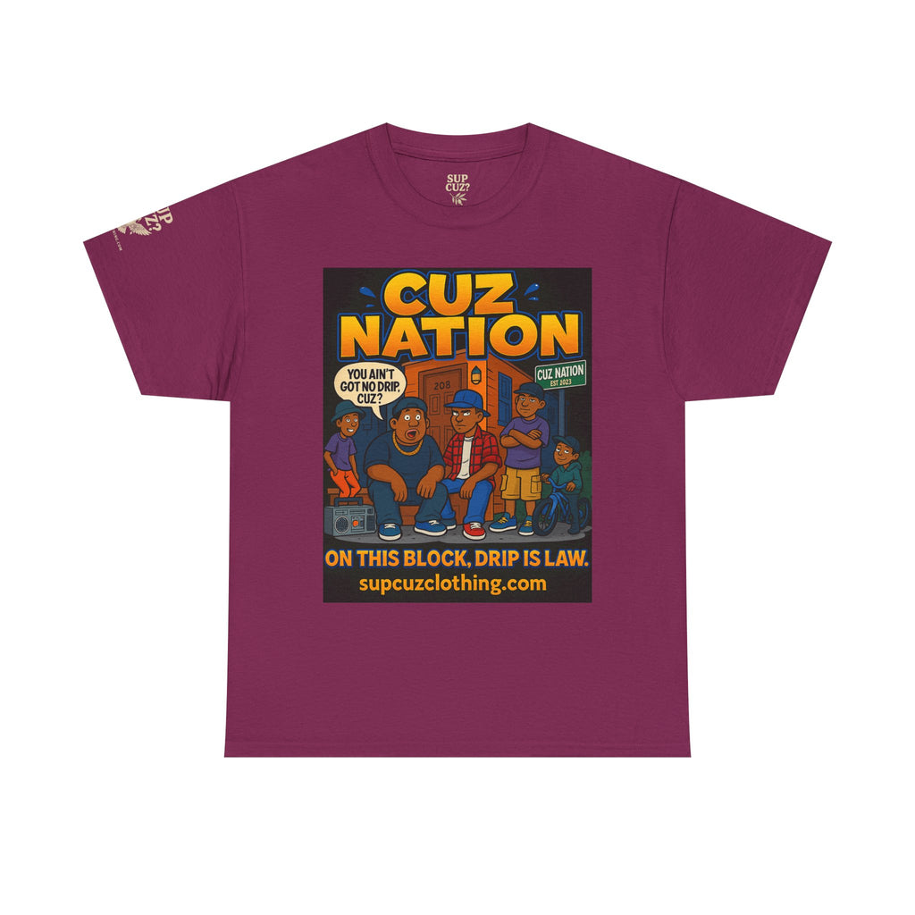 Cuz Nation - Unisex Heavy Cotton Tee
