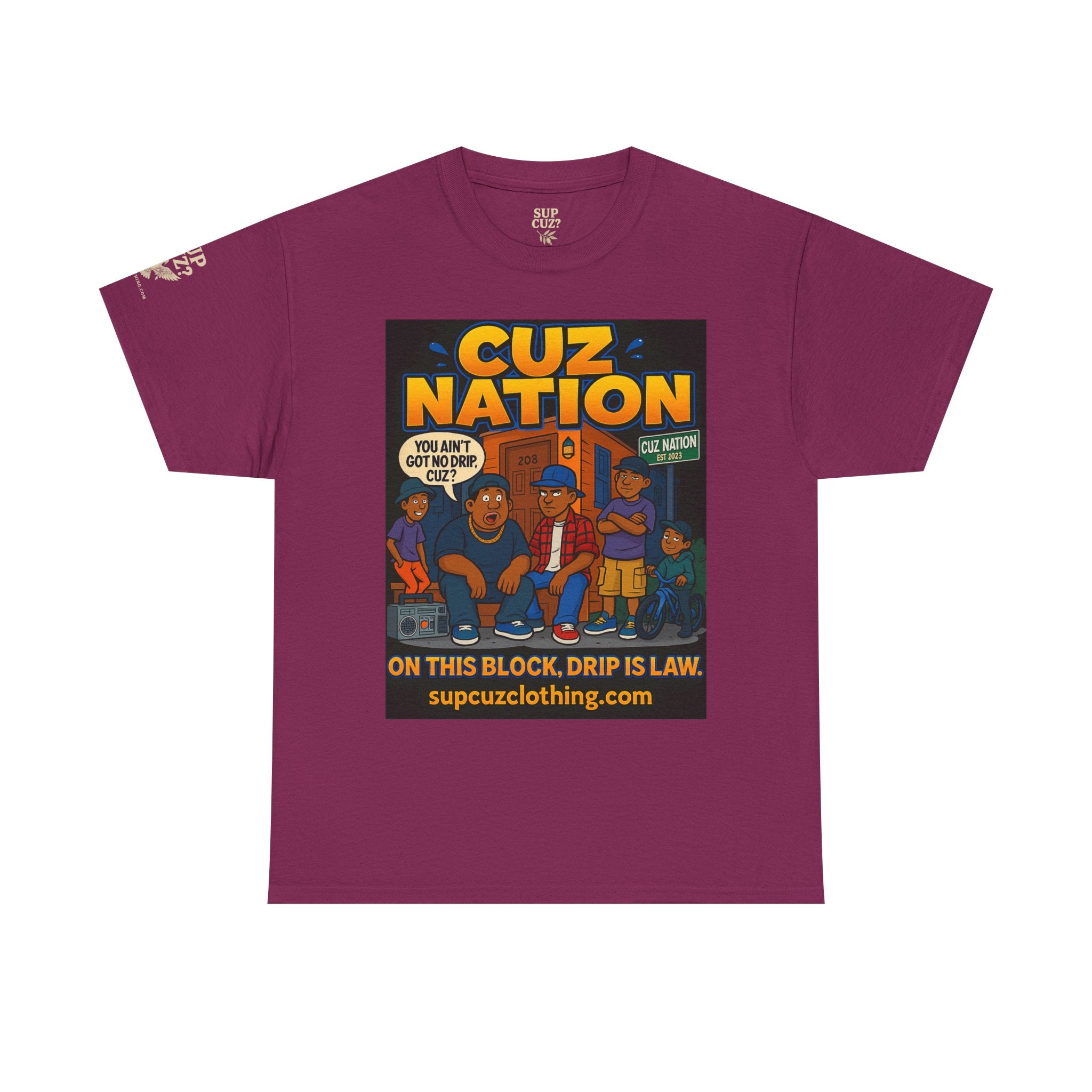 Cuz Nation - Unisex Heavy Cotton Tee