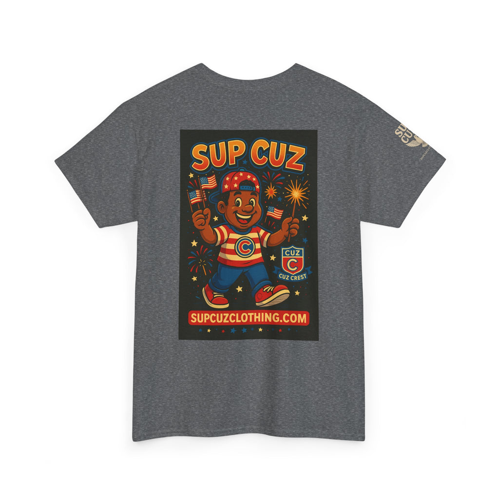 4th of July Launch Tee 3/6 - Unisex Heavy Cotton Tee