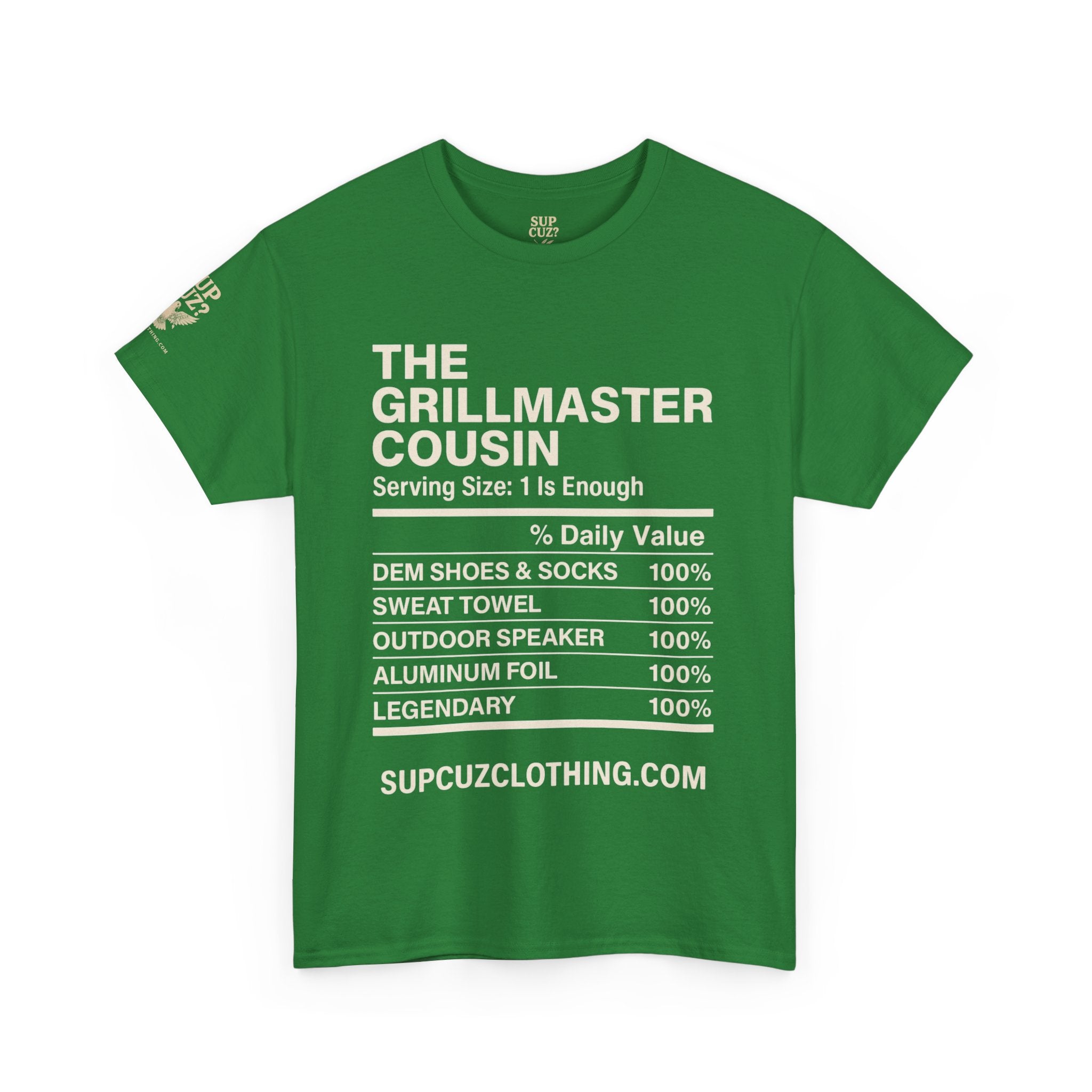 The Grillmaster Cousin - Unisex Heavy Cotton Tee (Multiple Colors)