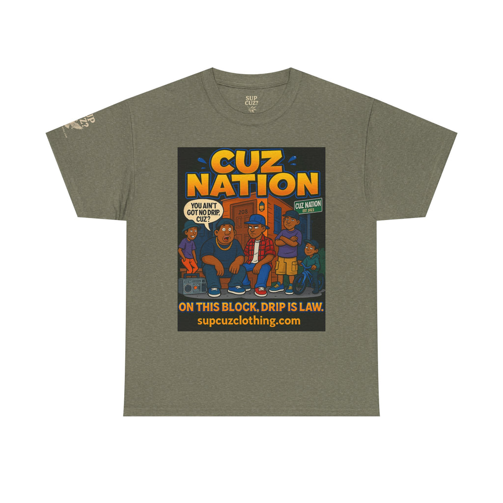 Cuz Nation - Unisex Heavy Cotton Tee