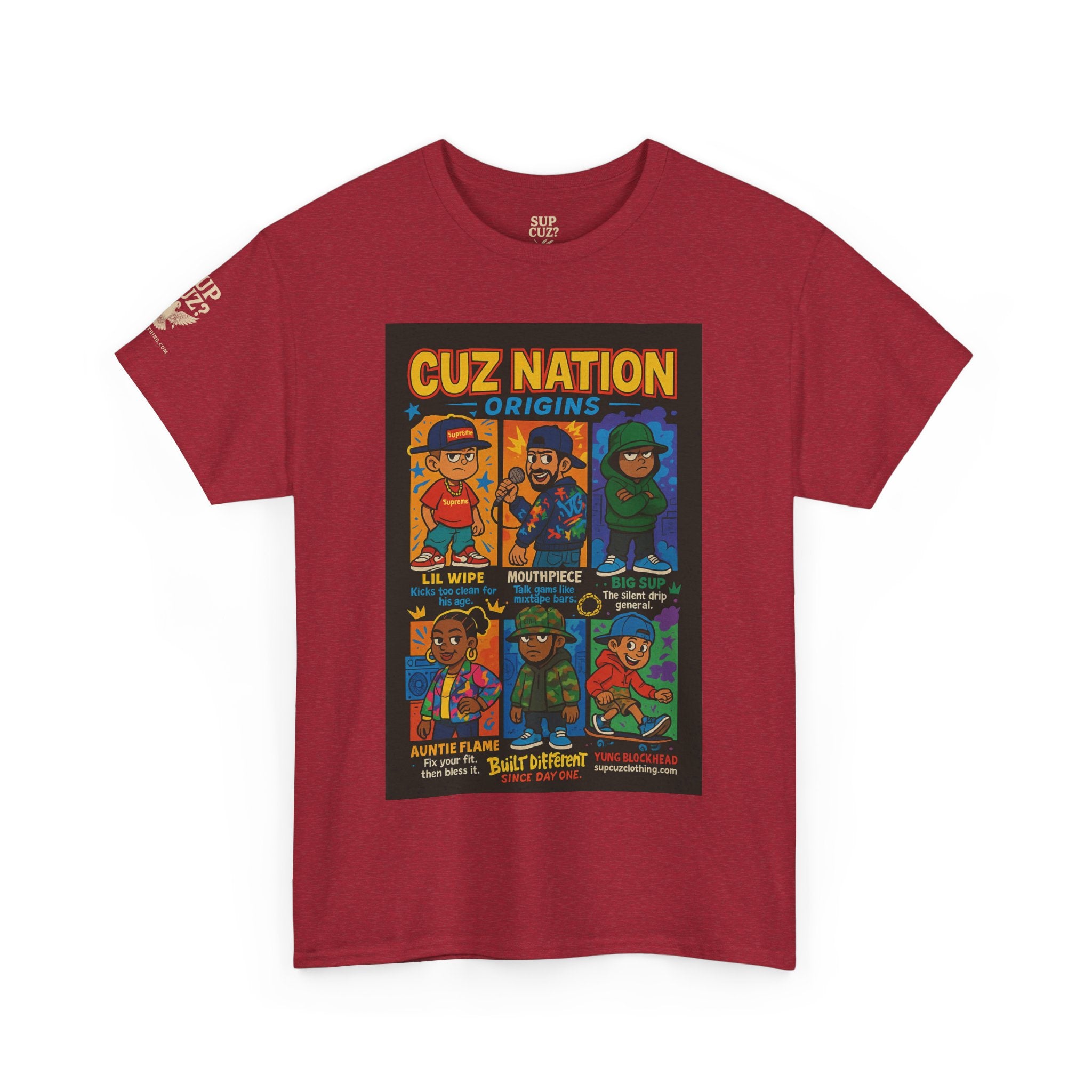Cuz Nation Origins -  Unisex Heavy Cotton Tee