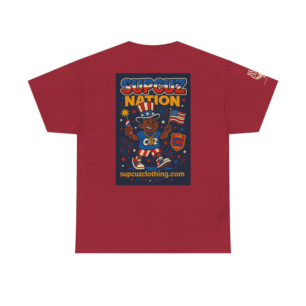 4th of July Launch Tee 1/6 - Unisex Heavy Cotton Tee