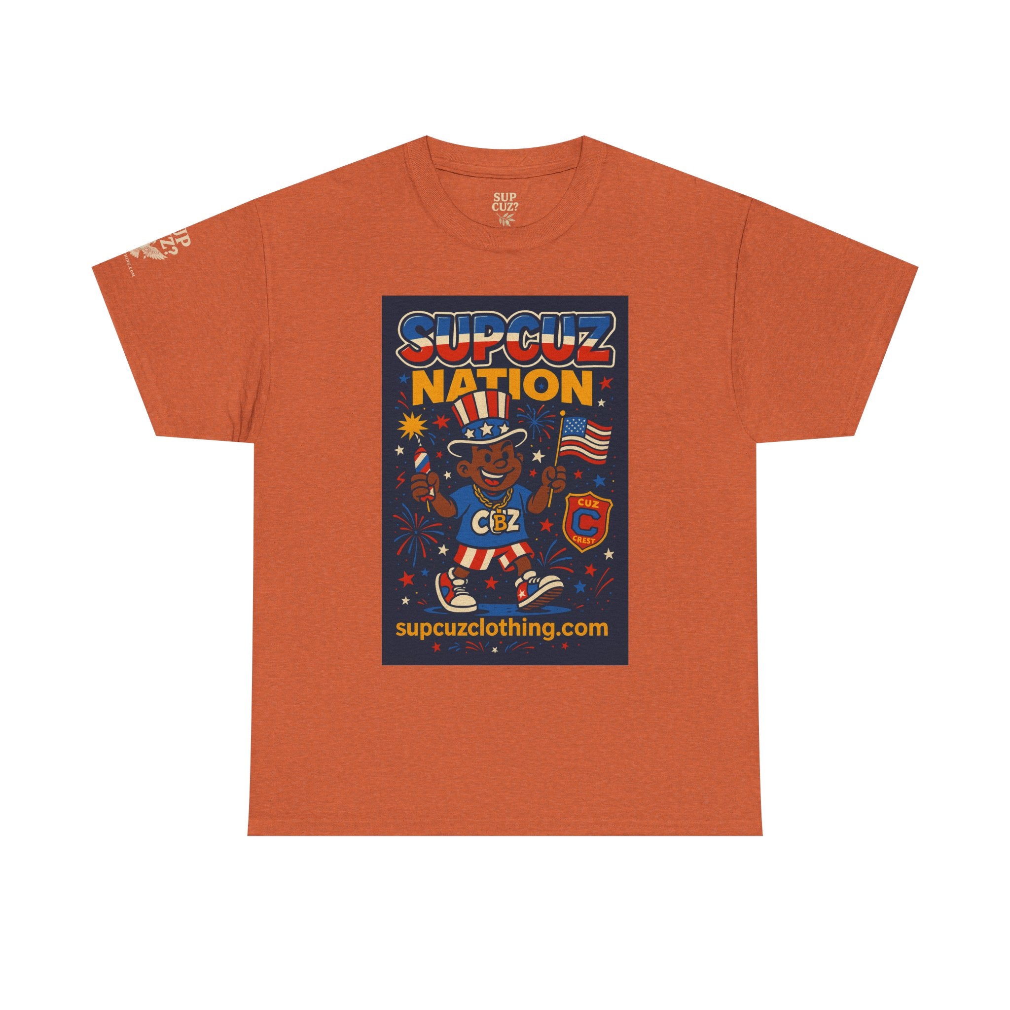 4th of July Launch Tee 1/6 - Unisex Heavy Cotton Tee