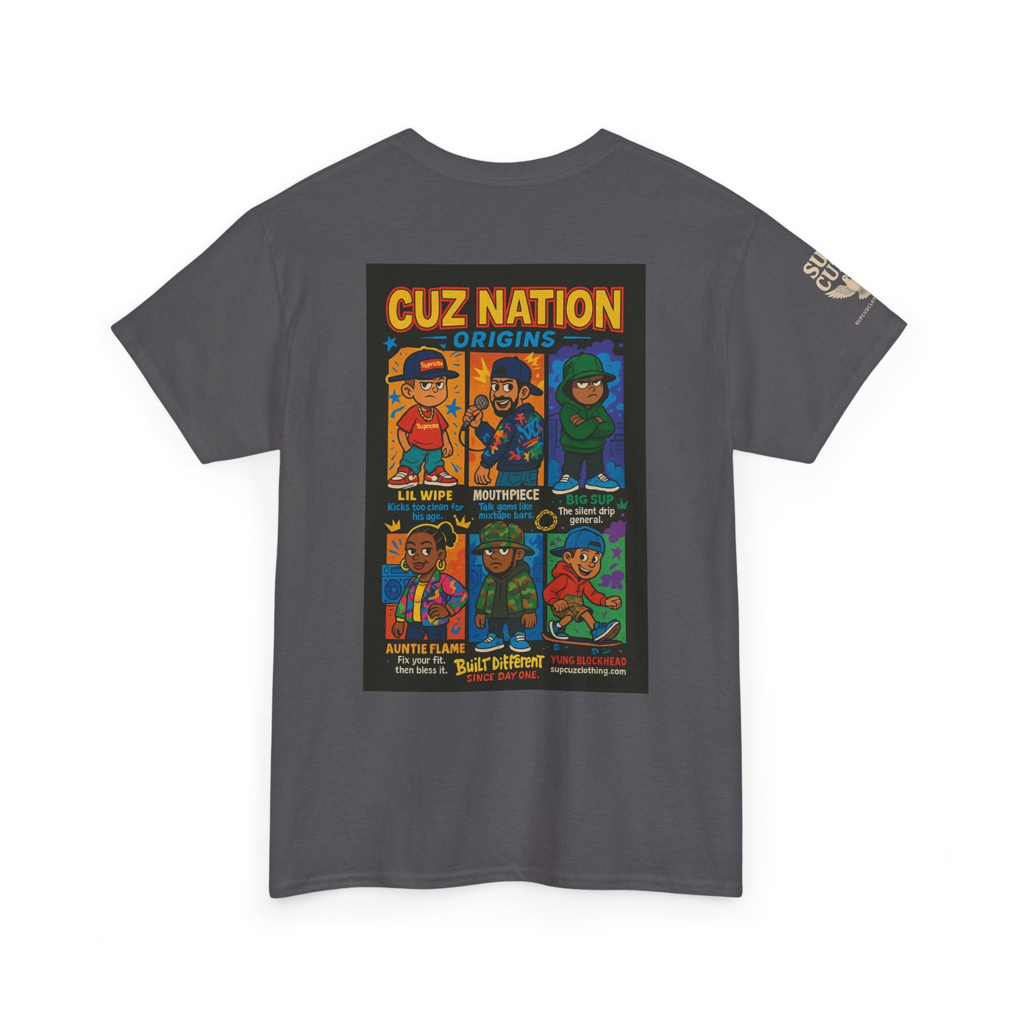 Cuz Nation Origins -  Unisex Heavy Cotton Tee