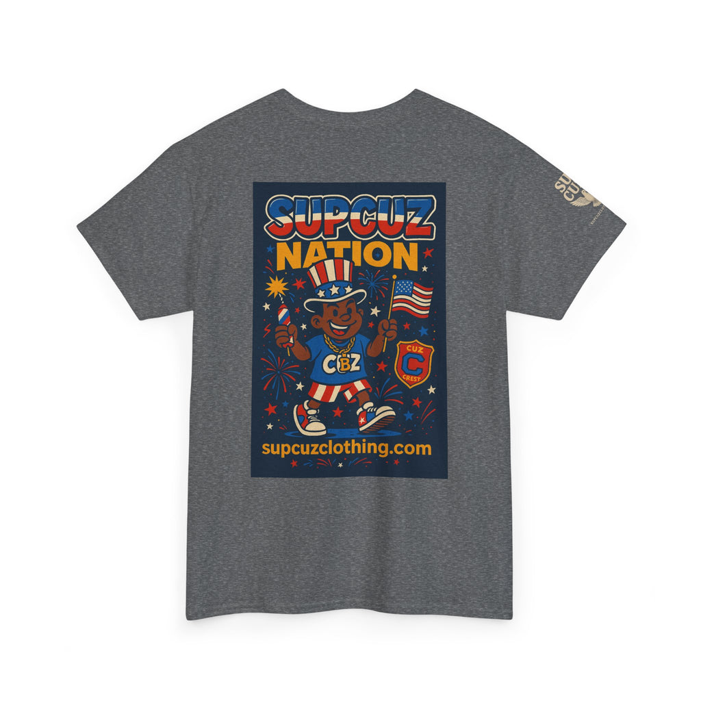 4th of July Launch Tee 1/6 - Unisex Heavy Cotton Tee