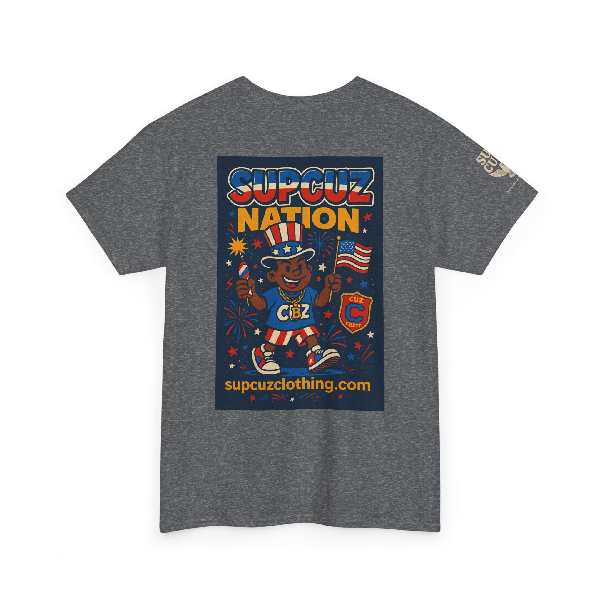 4th of July Launch Tee 1/6 - Unisex Heavy Cotton Tee