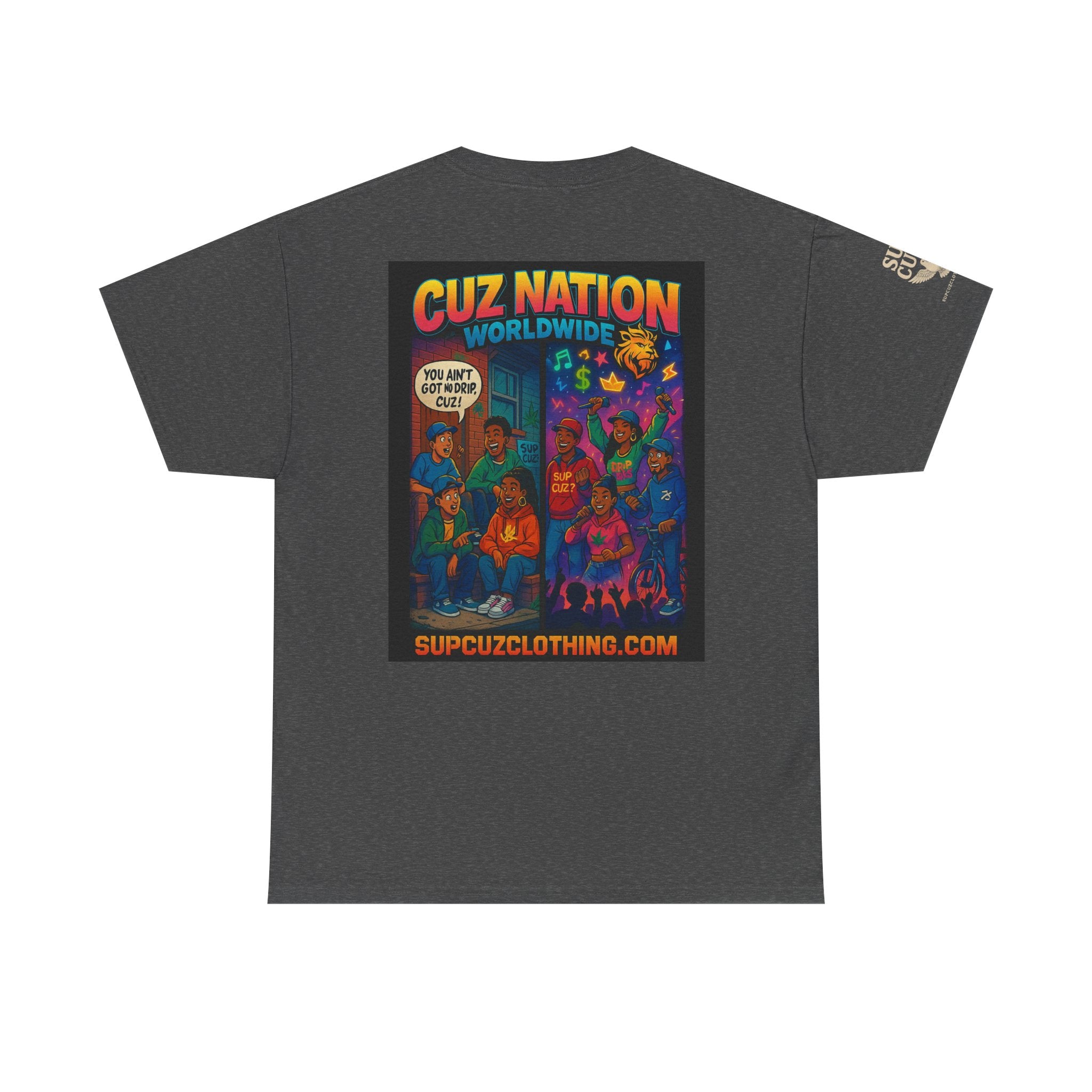 Cuz Nation Worldwide -  Unisex Heavy Cotton Tee