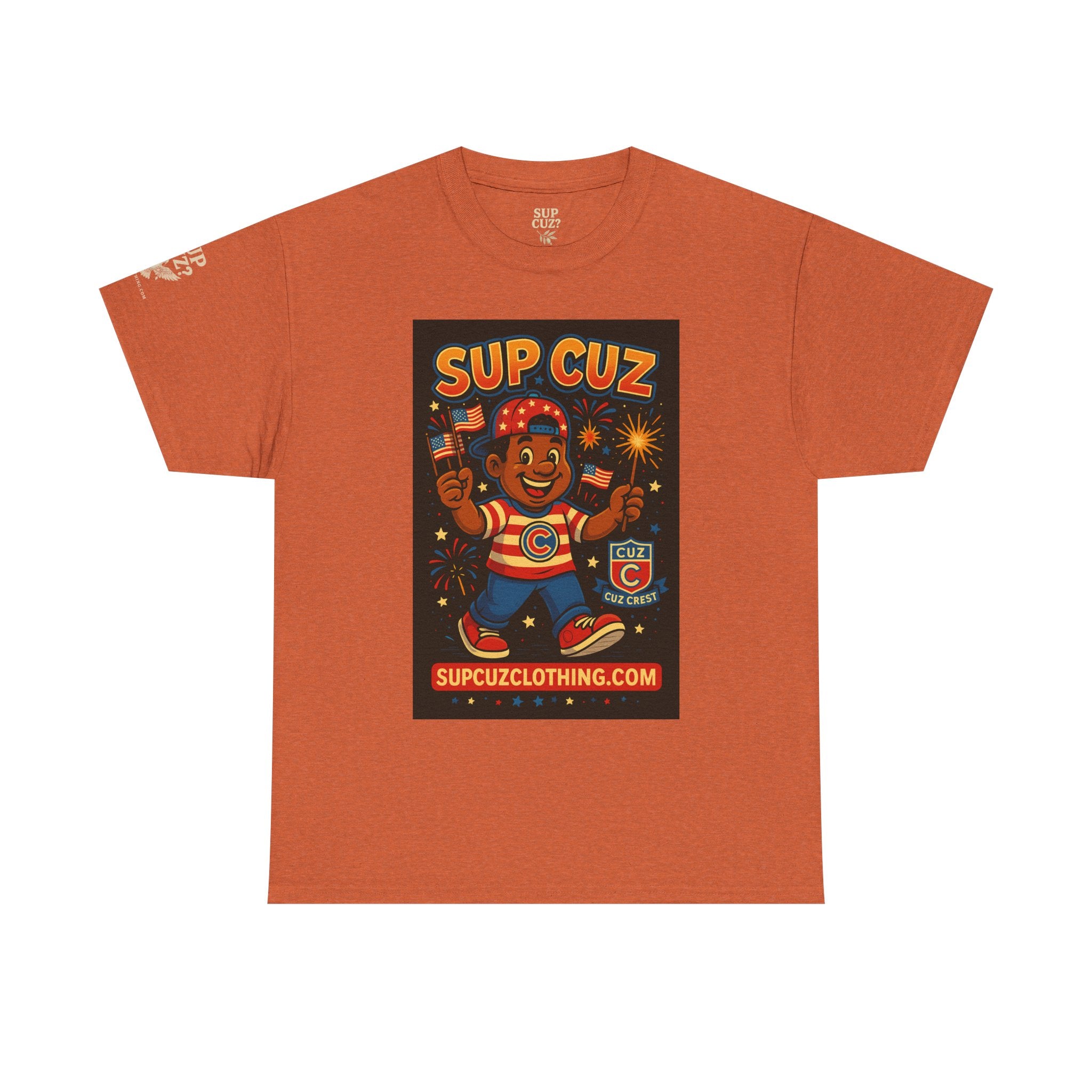 4th of July Launch Tee 3/6 - Unisex Heavy Cotton Tee