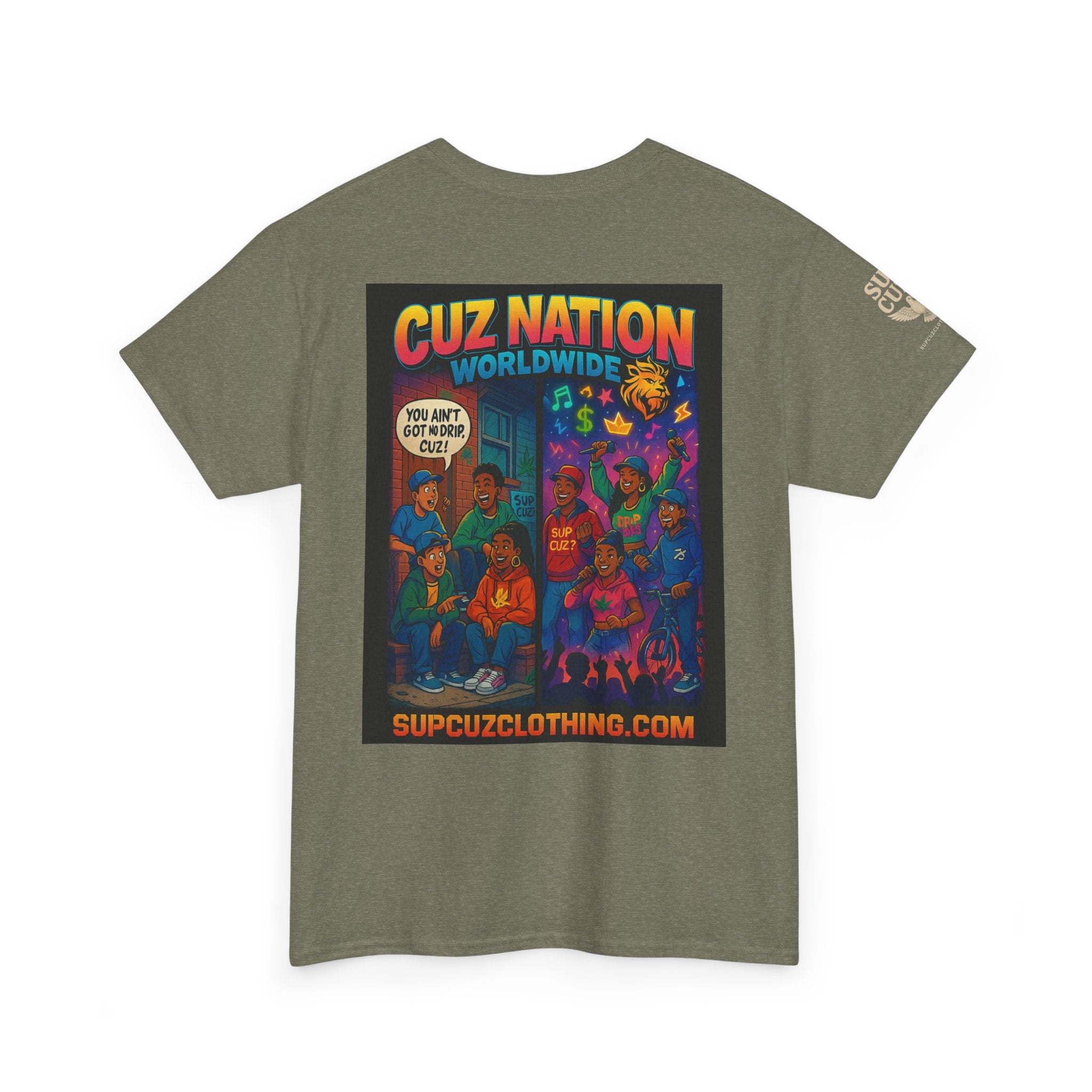 Cuz Nation Worldwide -  Unisex Heavy Cotton Tee