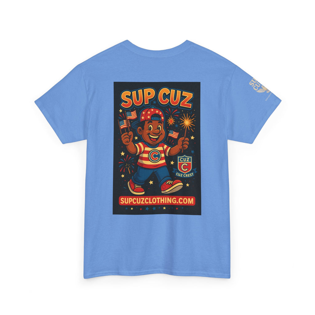 4th of July Launch Tee 3/6 - Unisex Heavy Cotton Tee