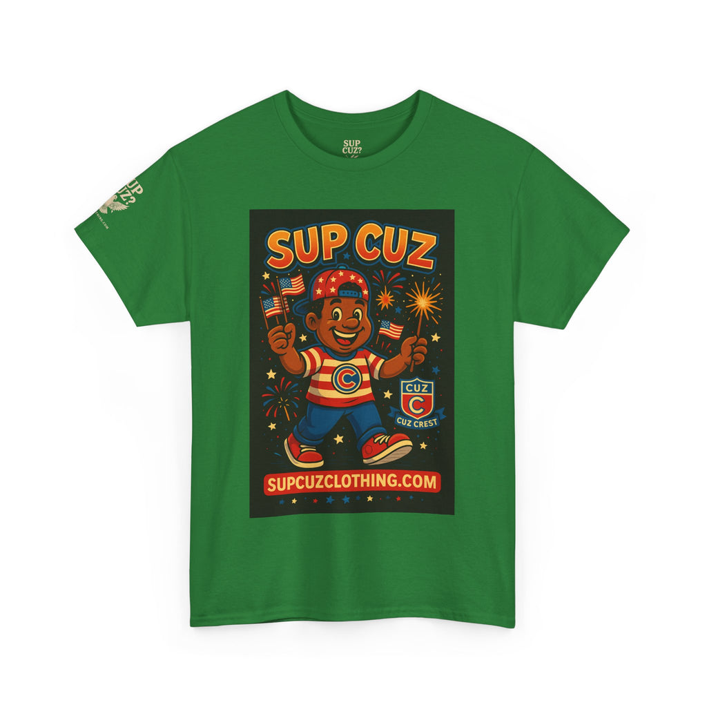 4th of July Launch Tee 3/6 - Unisex Heavy Cotton Tee