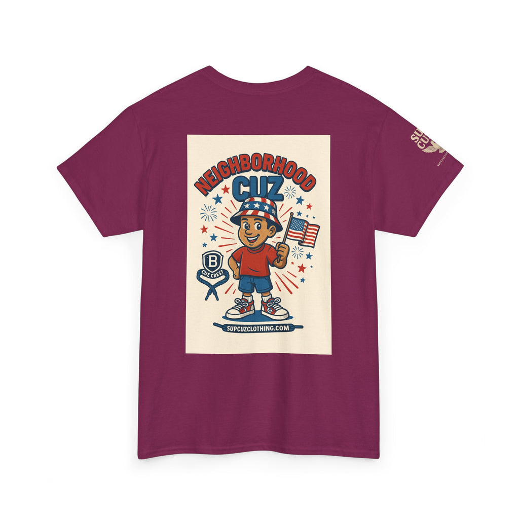 4th of July Launch Tee 4/6 - Unisex Heavy Cotton Tee